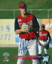 Andrew Cashner Chicago Cubs signed Photo File Minor League Smokies 8x10 photo