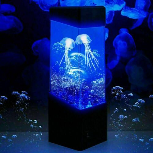 LED Jellyfish Light Lava Lamp Night Light Aquarium Multicolor Lighting Mood AU - Picture 8 of 12