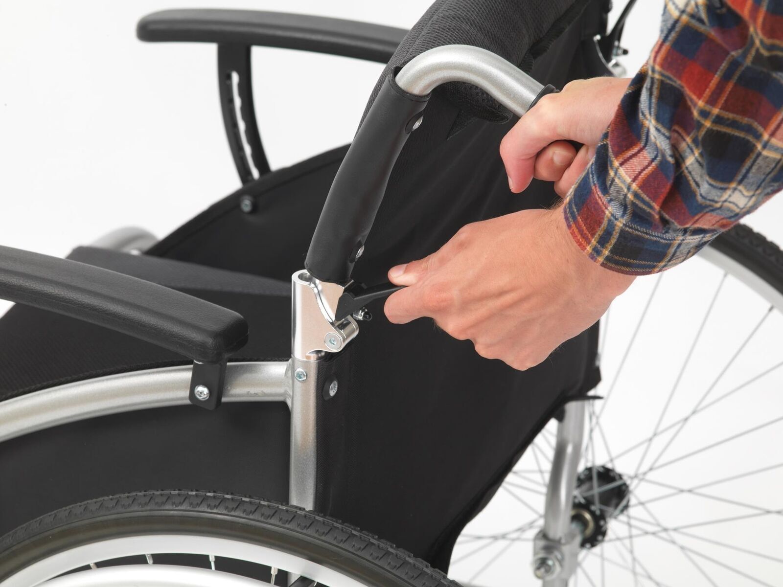 Buy Drive DeVilbiss Phantom Aluminium Wheelchair | Lightweight Folding Wheelchair UK - View #9