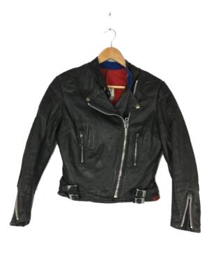 Lewis Leathers / 70s/GT MONZA/ダブルライダースジャケット/36/レザー/ブラック Lewis Leathers 70s GT MONZA Double Riders Jacket 36 Leather Black