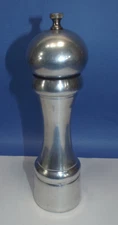 Rare Epic Chef Specialties Stainless Steel Prentiss 9 " Inch Tall Pepper Mill
