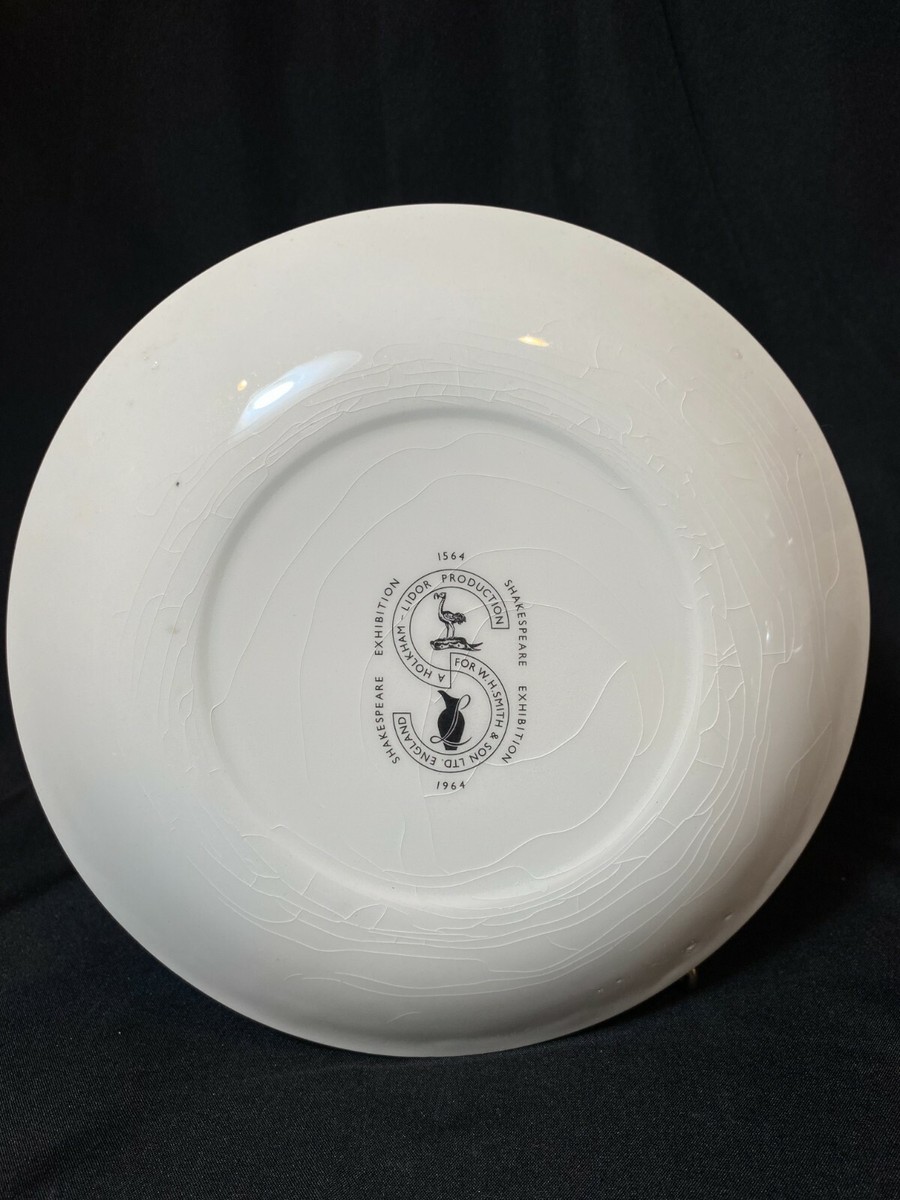 Vintage 1564-1964 Shakespeare Plate wSignatures Holkham Pottery | eBay