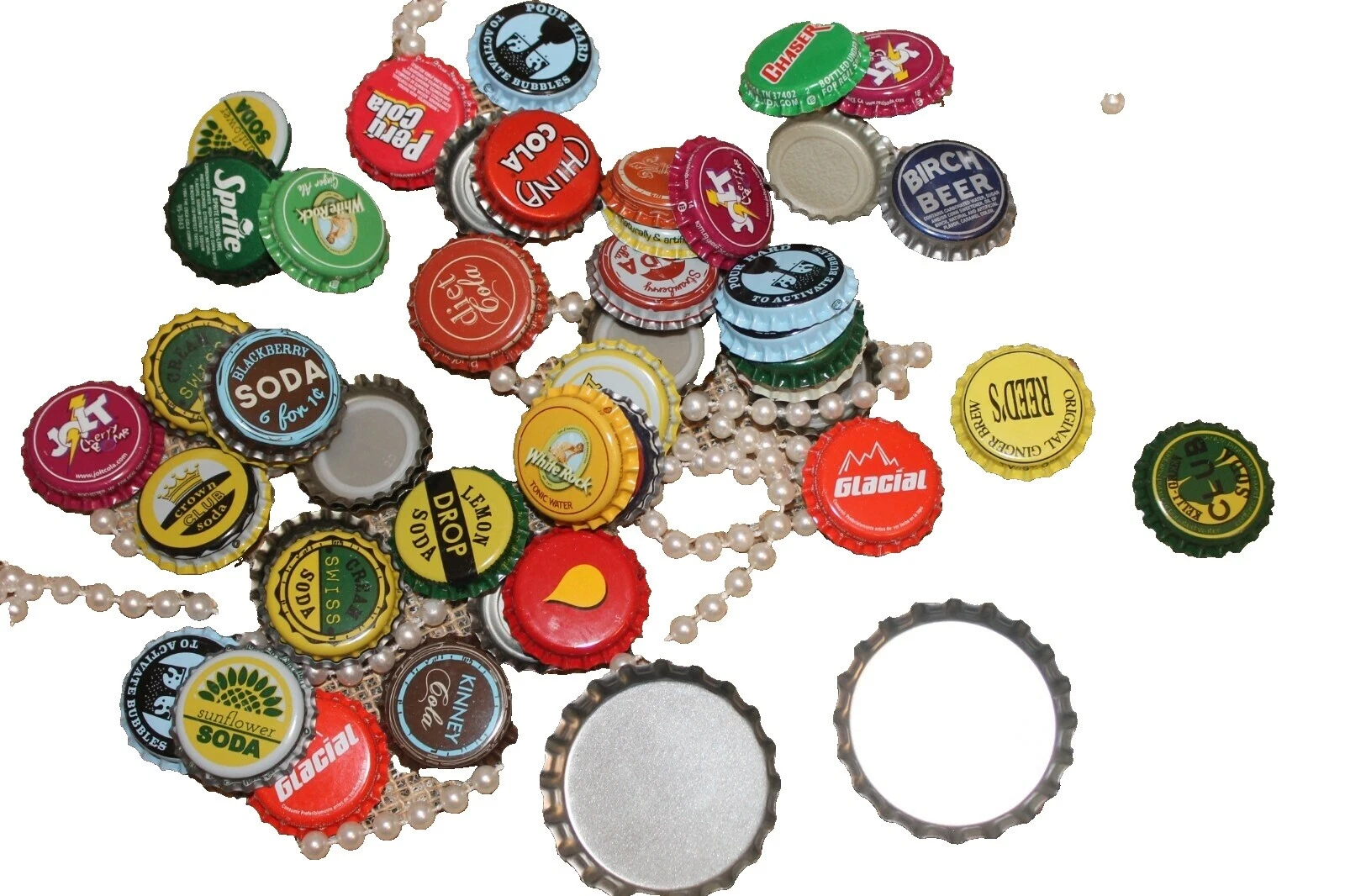 Tampas de Garrafa para artesanato Padrão Multicolorido