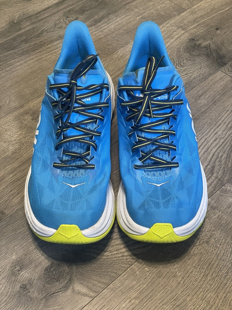 HOKA ONE ONE CARBON X2 BLUE RUNNING SHOES 1113526-DBCTR MEN'S SIZE