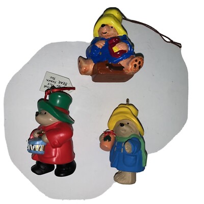 Vtg The Three Bears Paddington  78,  86, &  89 All Doing Something Different