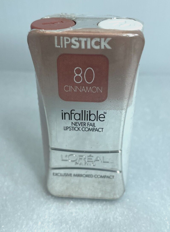 L'OREAL Infallible Never Fail Lipstick Compact #80 Cinnamon **RARE PLS READ