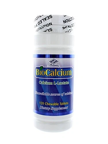 NuHealth BIO CALCIO Calcio Natural Soluble en Agua 120 Comprimidos Masticables Foto 4 de 4
