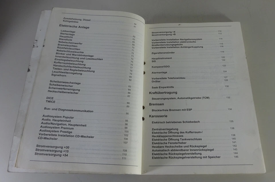 Manual De Taller Saab 9-5 Electricidad Esquemas Finales Año Modelo 2005 - Imagen 2 de 3