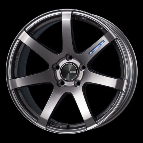 ENKEI PF07 18x8" Racing Wheel Wheels 5x100/112/114.3 Offset 35/45/50 Dark Silver - Photo 1 sur 8