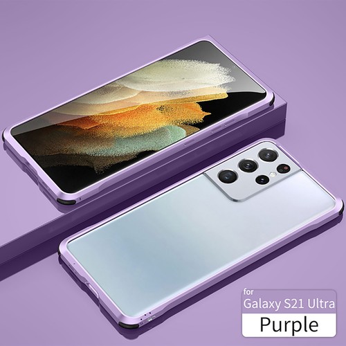 For Samsung Galaxy S21 Ultra Plus 360° Metal Frame Bumper Case Cover Protector - Zdjęcie 12 z 12