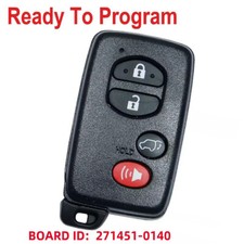 For 2008 2009 2010 2011 2012 2013 Toyota Highlander Remote Smart Key Fob Prox For 2008 2009 2010 2011 2012 2013 Toyota Highlander Remote Smart Key Fob Prox
