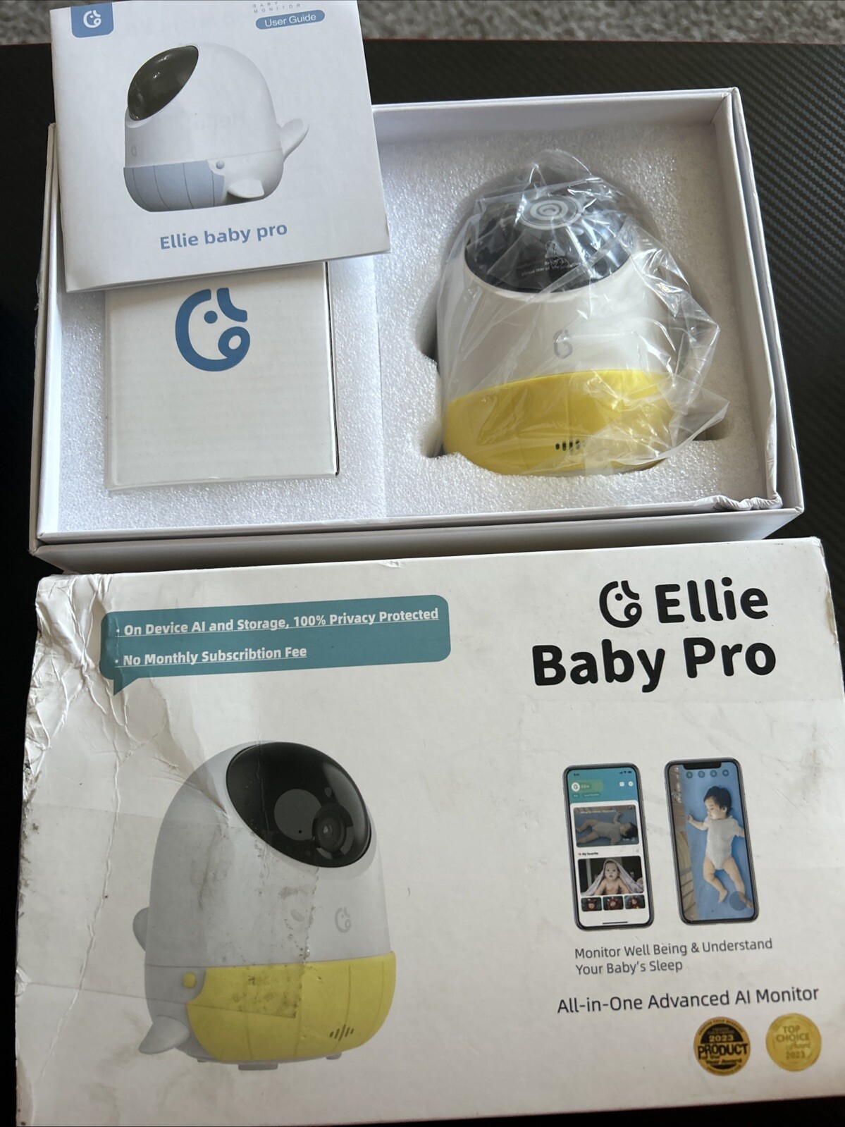 Ellie Baby Monitor with HD Camera & Two-Way Audio-image