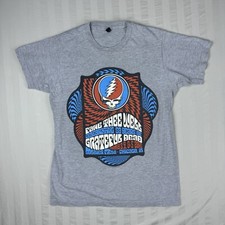Grateful Dead T Shirt Mens Small 2015 Chicago July Fare Thee Well Gray 50 Years