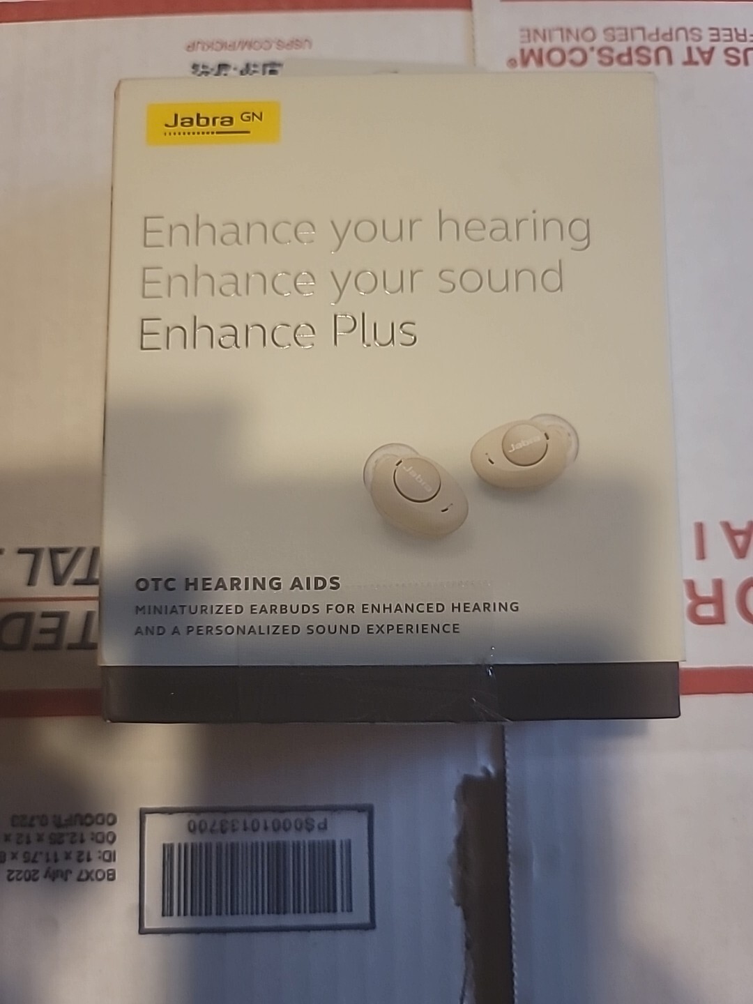 Jabra Enhance Plus SelfFitting OTC Rechargeable Hearing Aids Beige eBay