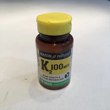 Mason Natural K2 100 MCG Dietary Supplements 100 Tablets