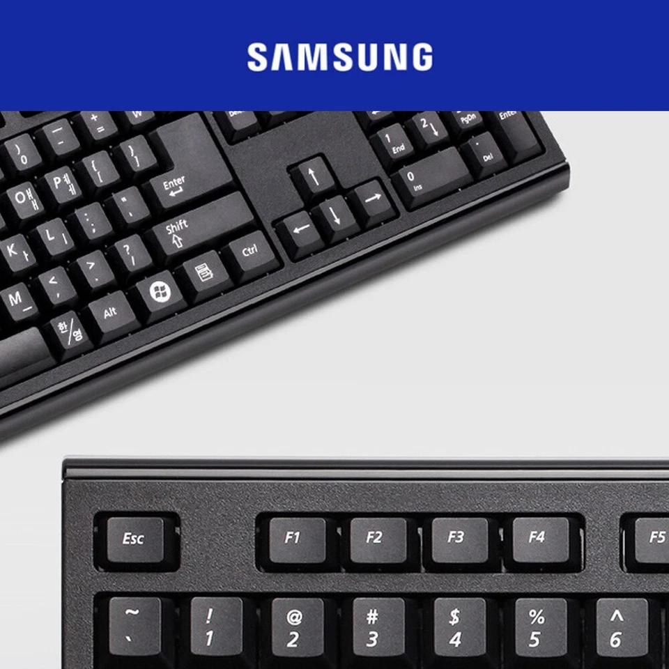 SAMSUNG Wired Keyboard SPA-JKA1BUB Cover Includes Korean Office Desktop Laptop - Image 4 of 4