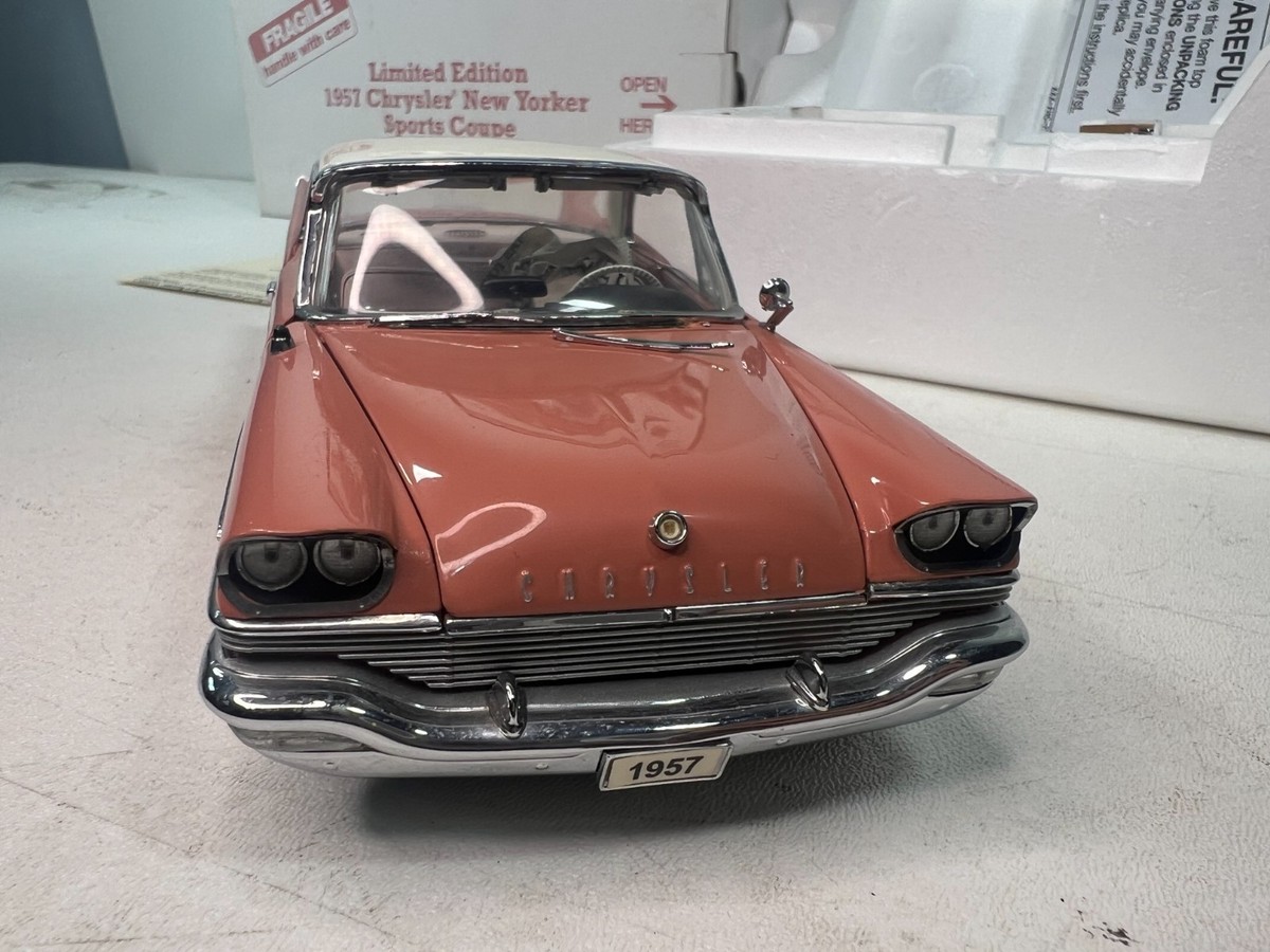 Danbury Mint Limited Edition 1957 Chrysler New Yorker Sports Coupe