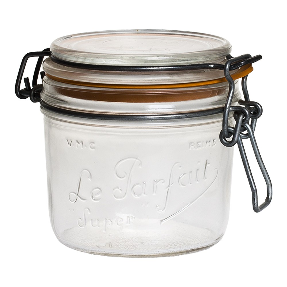 Terrines 200 ml verre LE PARFAIT pack de 6 bocaux anti-fuite pour réussir vos pâtés maison à coup sûr