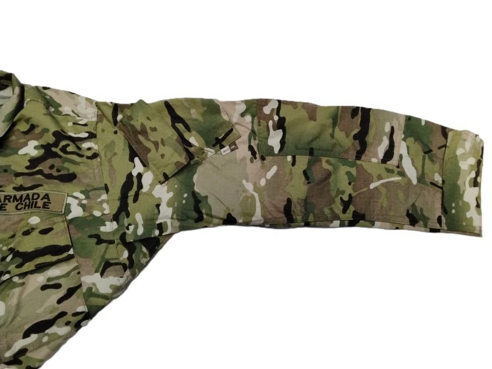 TRU-SPEC NYCO RIpstop Multicam BDU Shirt 2 Pocket W/Sleeve Pockets (Chile Army) - Image 3 of 4