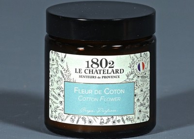 1802 LE CHATELARD COTTON FLOWER 3 Oz. Scented Candle Provence France