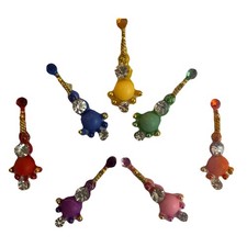 Indian Bollywood Bindi Body Jewel Self Adhesive, Crystal Forehead, Face Jewels