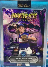 2025 Wild Card Haunted Hits – ROOKIE 3/3 – Ethan Holliday – Purple Carousel