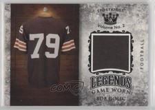 2021 Sportkings Volume 2 Legends Game Worn Materials Black Bob Golic #LSM-19 a8r