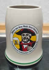 Privatbrauerei Schmucker Bierseidel Bierkrug 0,5L Bierglas Odenwald Sammlerst&uuml;ck