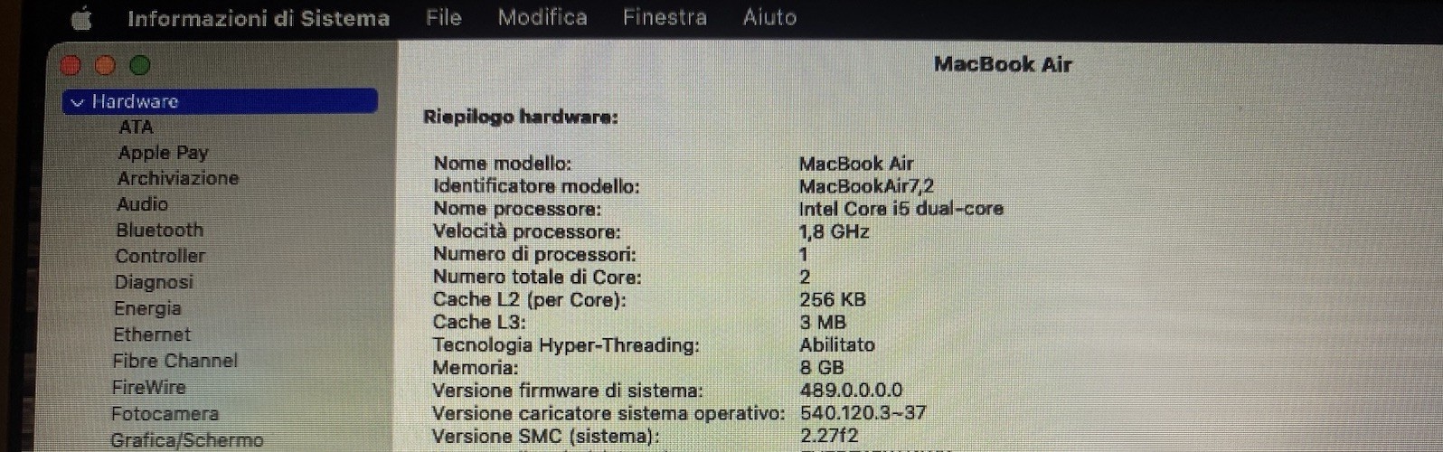 MacBook Air 13" Usato in Buone Condizioni foto 5