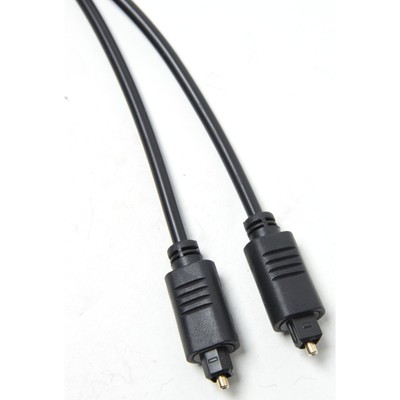 Toslink Optical Cable 1m High-Quality Durable Male to Male Various Applications