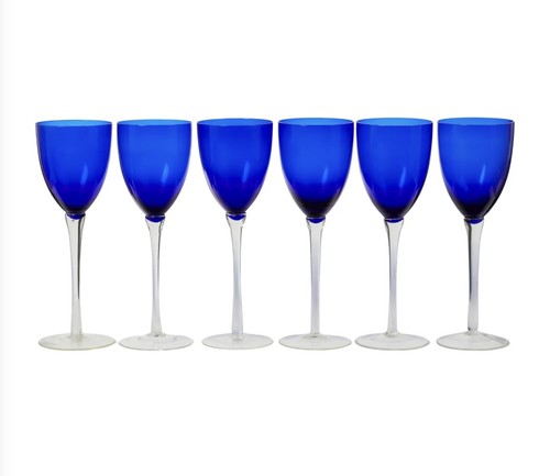 Set Of 6 Wine Goblets Owned And Used By Joan Rivers - From Her Estate Auction!