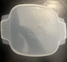 A-1-PC Corning Ware 1 Clear Plastic Storage Lid  fits A-1 & A-1  1/2