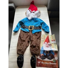 InCharacter Lil' Garden Gnome Costume Outfit with Hat & Booties - 6-12 Months