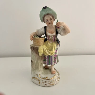 Statuette en porcelaine de Paris XIXe marquage MX64 - Photo 1/4