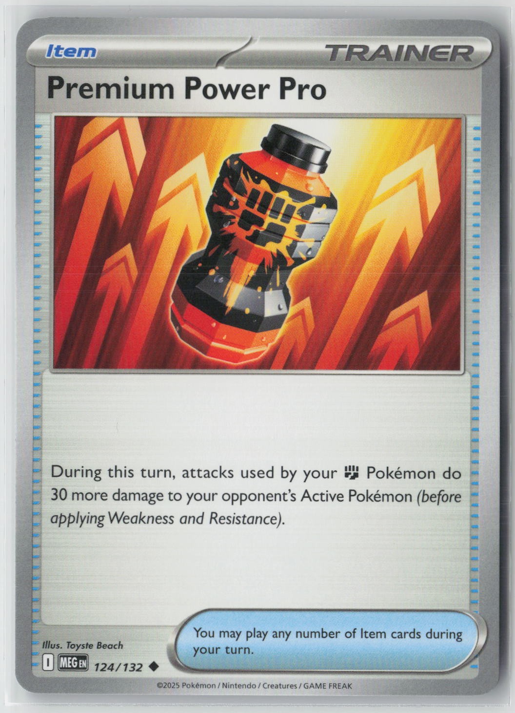 Premium Power Pro - Uncommon ME01: Mega Evolution 124/132 NM