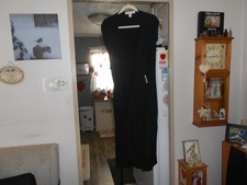 Amazon Essentials Womens Wrap Dress Size 6X Plus  Black NWT