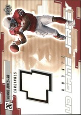 2000 Upper Deck Game Jersey #TJ Thomas Jones Jersey RC Rookie Card. rookie card picture