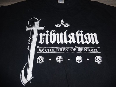 Tribulation Old Rar Vintage Shirt Official Black Metal Repugnant Idle Hands 9