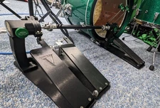Trick Pro 1-V Bigfoot Low Mass Double Pedal AND Predator Remote Hi Hat Package