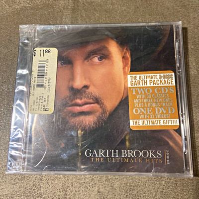Garth Brooks - The Ultimate Hits 2CD+DVD Compilation (2007) Country NWT