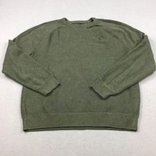 Polo Ralph Lauren Sweater Men XL Olive Green Crewneck Pullover Sweatshirt Pony