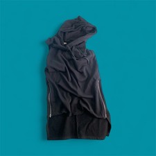 Mini Dress size MEDIUM  Black Overlay  Zippered Sides Sleeveless Forever 21