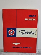 1961 Buick Special Service Manual 4 Dr Sedan Estate Wagon Shop Repair Book