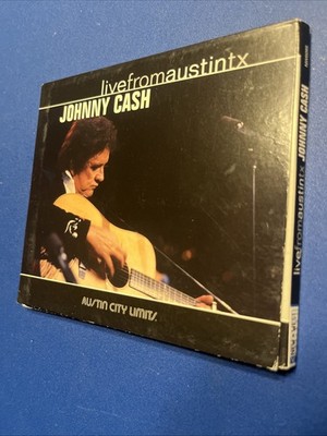 Johnny Cash Live From Austin TX City Limits CD Digi-Pak 1987 RARE Recording