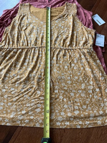 2 Sonoma Damen-Umstands-Tanktops Größe XL & beide Blumenmuster neu mit Etikett - Bild 2 von 10