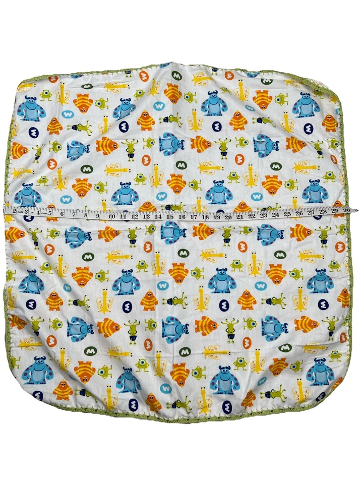 Manta de recepción de franela de algodón Monster's Inc para bebé niño niña Disney Foto 4 de 4