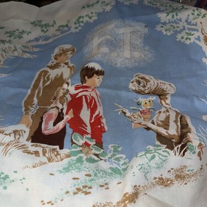 Vintage 1982 E.T. The Extra- Terrestrial Movie Pillowcase Standard Size