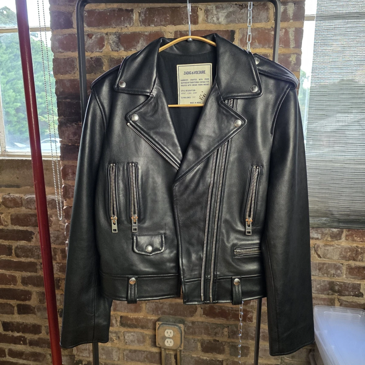 Zadig & Voltaire女式皮外套、夹克和背心| eBay