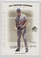 2001 SP Authentic SP Limited 3/50 Kevin Brown #63 3c7