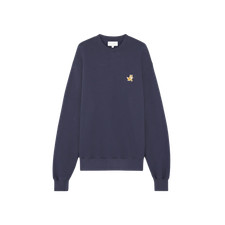 Maison Kitsune Speedy Fox Patch Comfort Sweatshirt Ink Blue